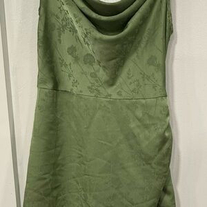 Cider Green Floral Patterned Top